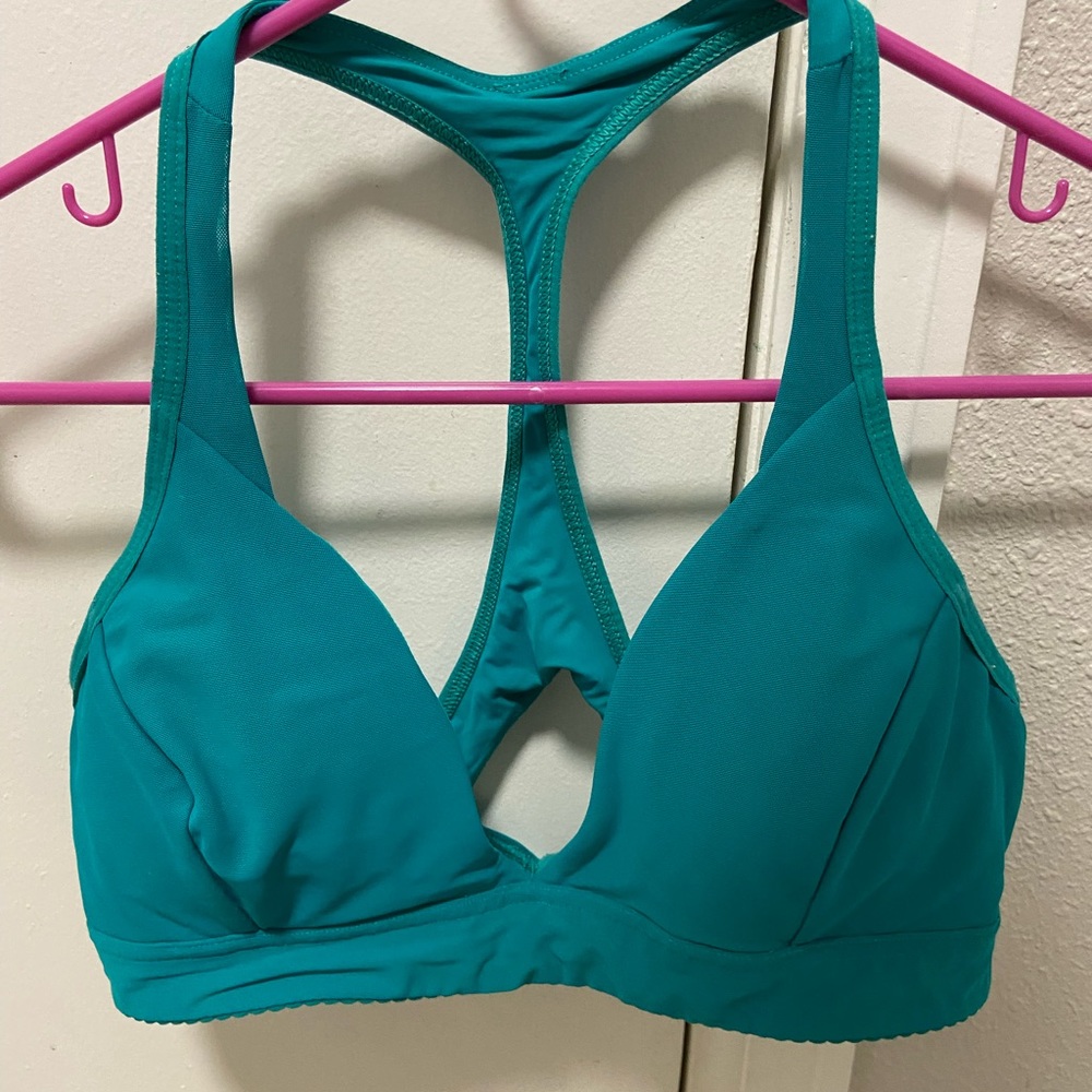 Lululemon teal sports bra (size 8)